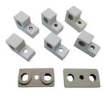 Suporte Isolador De Porcelana Louça Fixação Resistência Forno Suporte Isolador De Porcelana Louça Fixação Resistência Forno