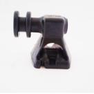 Suporte Isolador para BAP 2 Vias Preto Suporte Isolador para BAP 2 Vias Preto