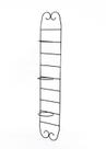 Suporte Jardim Vertical de Parede para Plantas com arcos 10 cm p 3 vasos em Ferro Suporte Jardim Vertical de Parede para Plantas com arcos 10 cm p 3 vasos em Ferro