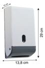 Suporte kai-kai abs papel intercalado bco/cinza - n12