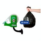 Suporte Kitcão Coleta Fezes Pet + Bobina + Saco De Lixo 20l