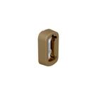 Suporte Lateral Bastão Cabideiro Vesto 28x12mm Acabamento Champagne Claro Rometal Suporte Lateral Bastão Cabideiro Vesto 28x12mm Acabamento Champagne Claro Rometal