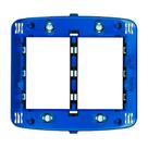 Suporte Living Light 4X4 3+3 Postos Azul - Bticino