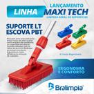 SUPORTE LT ESCOVA MAXI TECH AZUL BRALIMPIA Limpa tudo