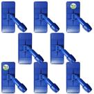 Suporte LT Limpa Tudo Azul Articulado Suporte de Encaixe para Fibra Piso - Kit 8 Unidades Serve em Todo Tipo de Cabo