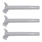 Suporte Luminaria Solar Barra Poste Aço Rua Quintal Jardim Kit 3 Unidades Suporte Luminaria Solar Barra Poste Aço Rua Quintal Jardim Kit 3 Unidades