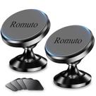 Suporte magnético de telefone Romuto para painel de carro, pacote com 2
