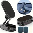 Suporte Magnético Dobrável Telefone Carro Metal Universal Móvel Montagem Magnética Respiradouro Ar