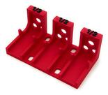 Suporte magnético organizador para catracas, vermelho e preto