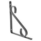 Suporte Mão Francesa Colonial Preta 25cm Suporte Mão Francesa Colonial Preta 25cm
