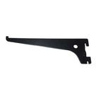 Suporte Mao Francesa Para Trilho E Cremalheira Preto 30cm Em Aco Encaixe Regulavel Prateleira Organizacao De Ambientes