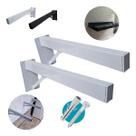 Suporte Mão Francesa Pia Bancada 50cm Aço Reforçado 2 Peças Resistente Balcão