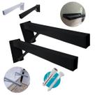 Suporte Mão Francesa Pia Bancada 50cm Aço Reforçado 2 Peças Resistente Balcão Suporte Mão Francesa Pia Bancada 50cm Aço Reforçado 2 Peças Resistente Balcão