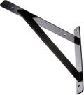 Suporte mão francesa reforçada 40cm preto * 8155 004 - prat k