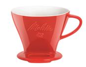 Suporte Melitta em Porcelana 102 Vermelho Suporte Melitta em Porcelana 102 Vermelho