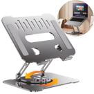 Suporte Mesa Apoio Base Stand Notebook Articulado Ajustável Ergonômico Dobrável Alumínio Premium