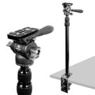 Suporte Mesa Garra Com Cabeça Hidraulica Para Camera 3kg Greika