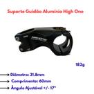 Suporte Mesa Guidão Alumínio MTB 31.8mm x 60mm +- 17