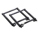 Suporte Mesa Notebook Regulável Ergonômico Kit 2 Peças Preta