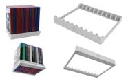 Suporte Mesa Para 10 Dvds Ou Jogos Ps5 Organização Setup