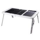 Suporte Mesa Portatil Para Notebook e Netbook Com Cooler Dobravel Branca .