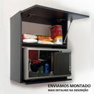 Suporte Microondas C/ Armário Aéreo P/copo Nicho Cozinha Mdf Suporte Microondas C/ Armário Aéreo P/copo Nicho Cozinha Mdf