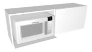 Suporte Microondas Nicho Gabinete Multiuso Cozinha Mdf