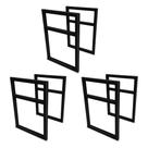 Suporte Milazzo Prateleira Industrial 25CM Kit com 6 Preto Suporte Milazzo Prateleira Industrial 25CM Kit com 6 Preto