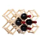 Suporte Mini Adega Porta Vinhos Retrátil Madeira 10 Garrafas