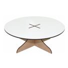 Suporte Mini Bolo Doces Linha Premium - Mdf Branco