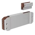 Suporte Mola Aérea Para Mola Soprano A530 Para Porta Vidro Prata Suporte Mola Aérea Para Mola Soprano A530 Para Porta Vidro Prata