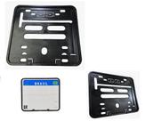 Suporte Moldura Placa Moto Padrão Mercosul Contran Cg Titan Fan 125 150 160 Start Fazer Lander Pcx Nmax Cb Xre Xj6