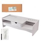 Suporte Monitor 5kg Plástico, PVC e Madeira 47,5x20x14cm (CB4454)