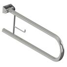 Suporte Móvel com Papeleira 600mm em Aço Inox Polido BA8014 IL