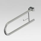 Suporte Móvel com Papeleira 800mm em Aço Inox Polido BA8014 IL Suporte Móvel com Papeleira 800mm em Aço Inox Polido BA8014 IL