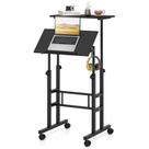Suporte móvel de mesa Giantex de altura ajustável com rodas