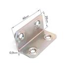 Suporte Multiuso - Canto de Reforco P/moveis 20x40x0,9mm Ref:n644