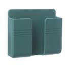 Suporte Multiuso De Parede Para Celular Controle Plástico Verde