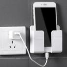Suporte Multiuso Parede para Celular Controle Plástico Branco