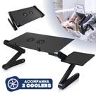Suporte Notebook Cooler Base Com Ventilação Apoio Mesa Usb