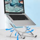Suporte notebook Dobrável Ajustável fino Liga de alumínio ipad para tablet laptop