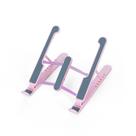 Suporte notebook ergonomico regulavel multi ângulos - Rosa