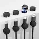 Suporte organizador de cabos Roctee Magnetic Cable Clips, pacote com 8