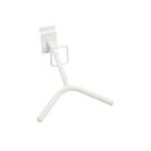 Suporte organizador de Capacete Branco para Painel Canaletado 05 Unids Suporte organizador de Capacete Branco para Painel Canaletado 05 Unids