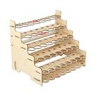 Suporte Organizador De Madeira Com 38 Compartimentos Para Tintas, Estante Multicamadas Para Conjunto