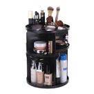 Suporte organizador de maquiagem giratorio estante cosmeticos creme perfume skin care penteadeira 3 andares luxo preto Suporte organizador de maquiagem giratorio estante cosmeticos creme perfume skin care penteadeira 3 andares luxo preto