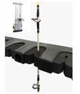 Suporte Organizador De Parede E Porta P/ 7 Varas De Pesca