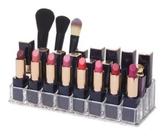 Suporte Organizador Em Acrílico P/ 24 Batons Cosmetico Batom