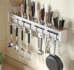 Suporte Organizador Para Facas E Talheres Cozinha De Parede HP12-175