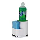 Suporte Organizador Pia Esponja Porta Detergente 1253 Future Cor Branco Prateado Chique Suporte Organizador Pia Esponja Porta Detergente 1253 Future Cor Branco Prateado Chique